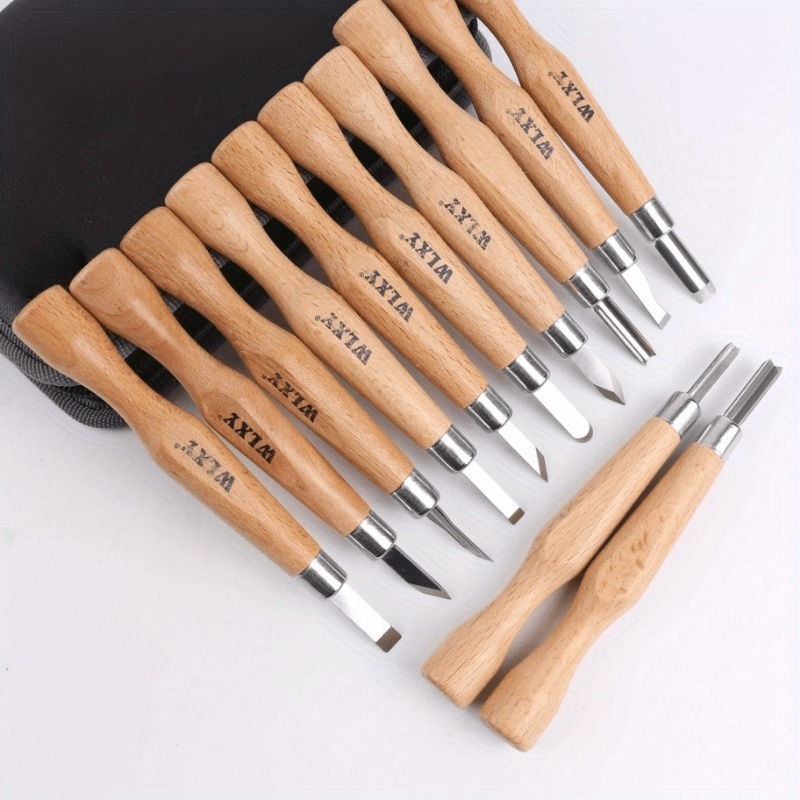 Set Of 12 Professional Wooden  - Wood Chisel Set recension och pris