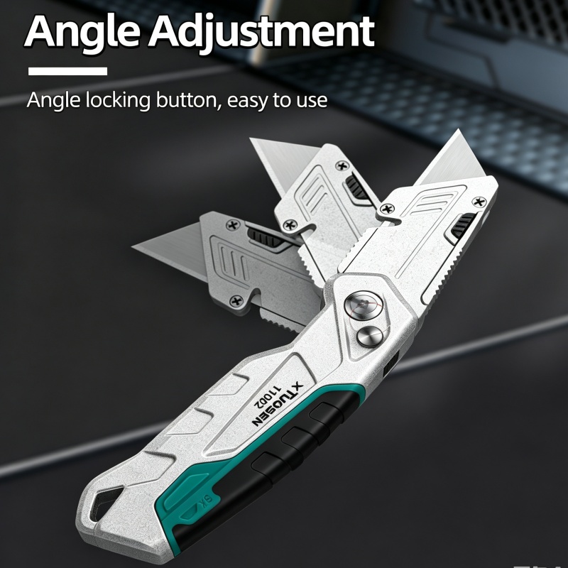 Folding Utility Knife Aluminum - Woodworking Wallpaper recension och pris